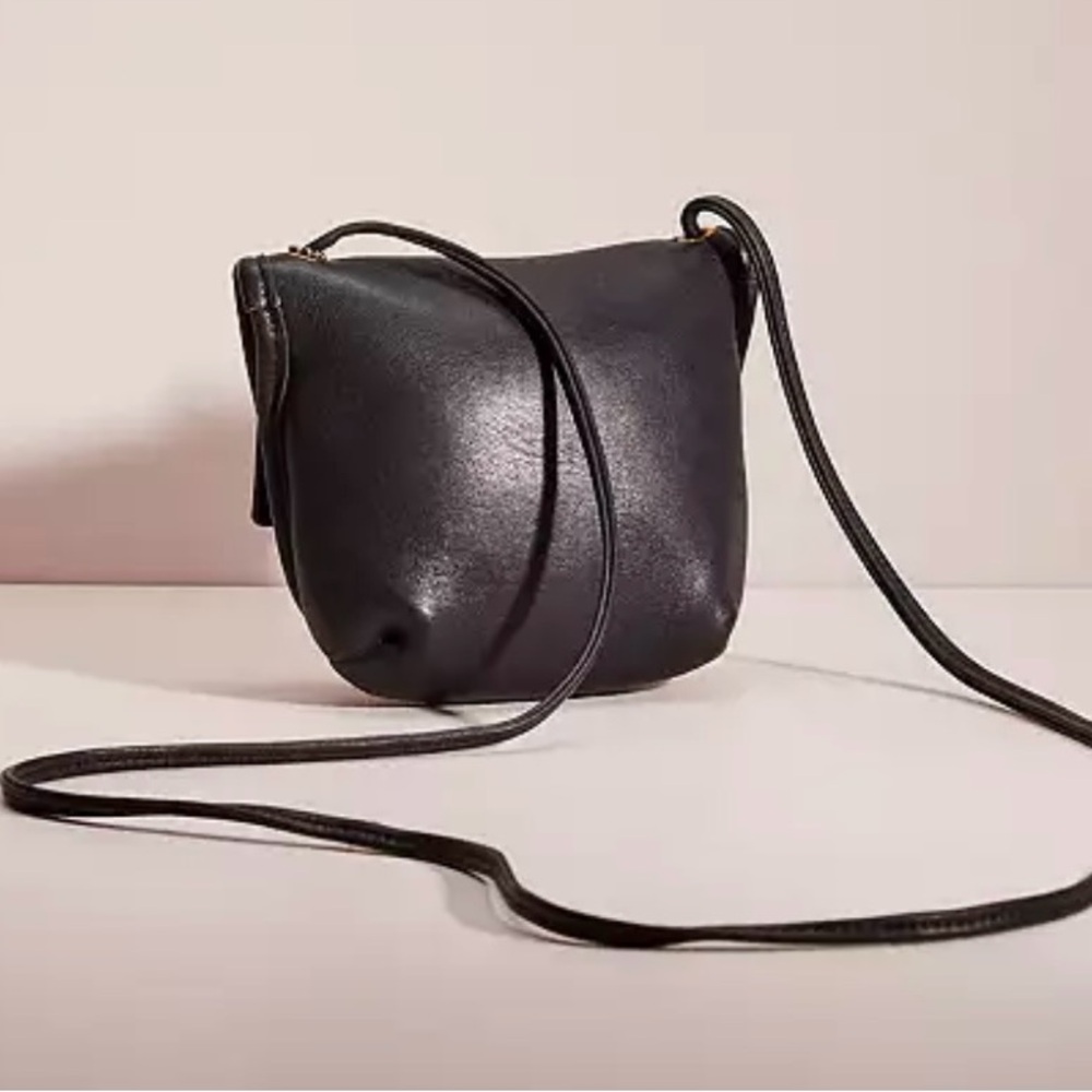 Coach Black Leather Crossbody with Gold Turnlock - Picture 8 of 10